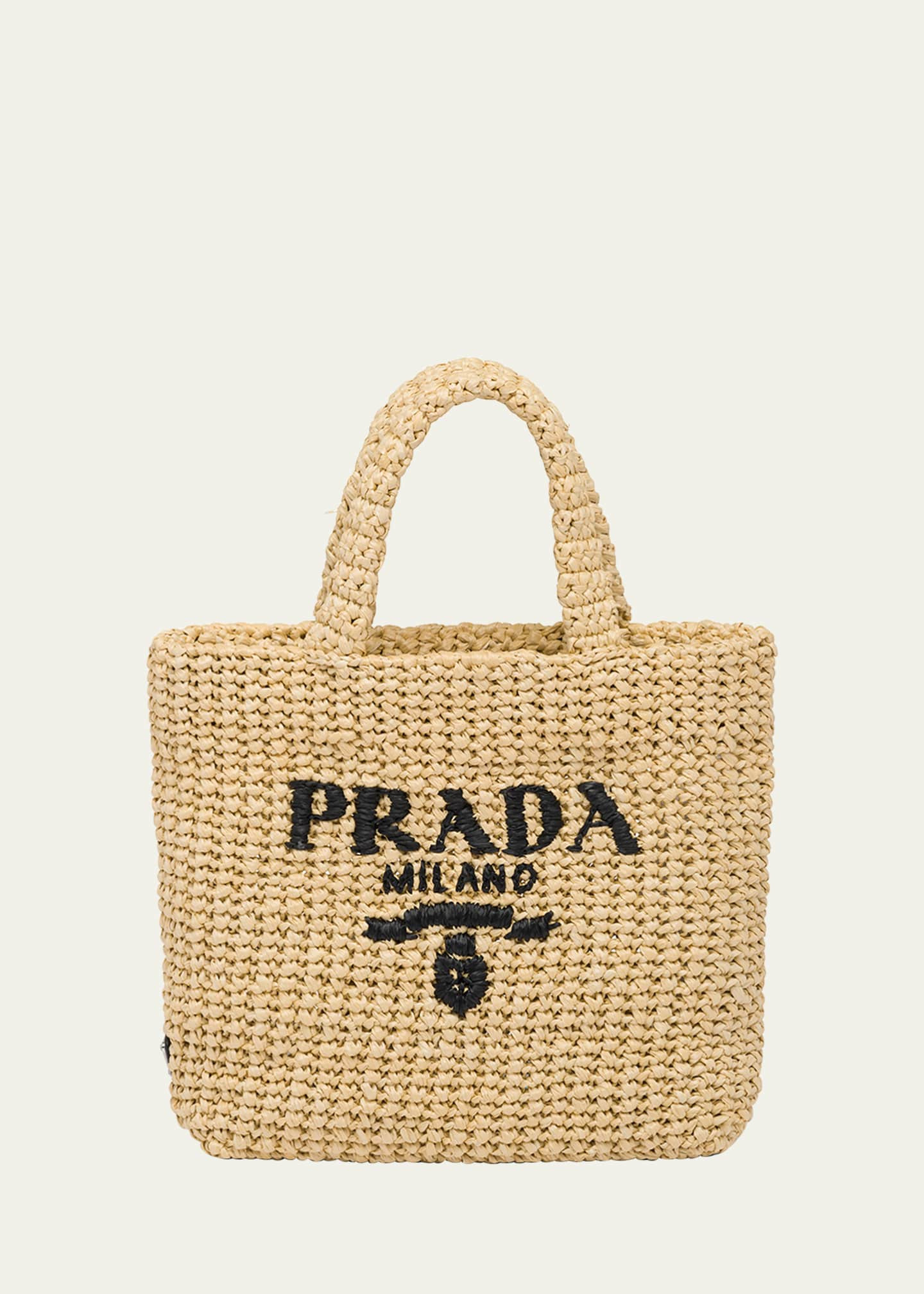 Prada Small Crochet Tote Bag | Bergdorf Goodman