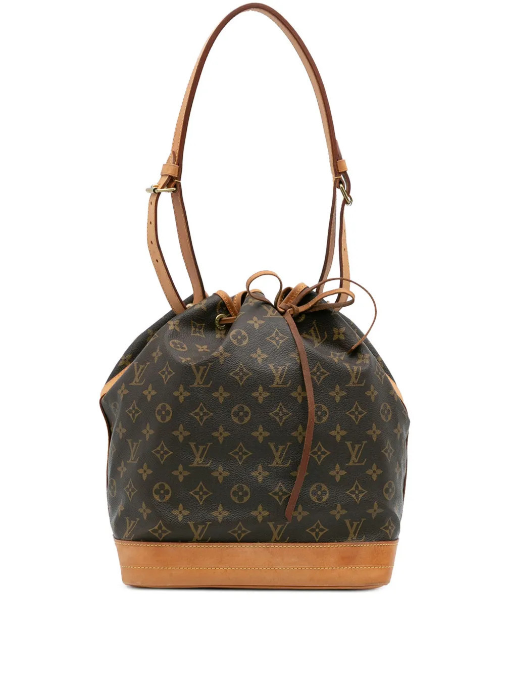 Louis Vuitton Pre-Owned 1980-2017 Monogram Noe GM bucket bag - Brown | Farfetch Global