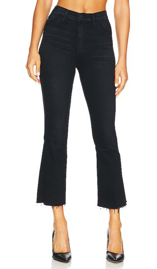 MOTHER The Hustler Ankle Fray in Black. - size 31 (also in 23, 24, 25, 26, 27, 28, 29, 30, 32, 33, 3 | Revolve Clothing (Global)