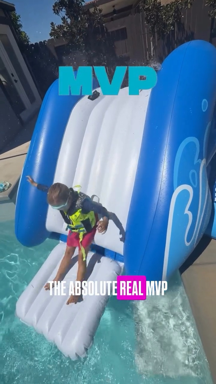 The absolute REAL MVP of summer hands down! ☀️🏊‍♂️

If you’re looking to upgrade pool days and keep the kids entertained for hours every single day, this inflatable slide is worth every penny. 

It hooks right up to your garden hose so the slide stays slick and wet, plus it’s super sturdy with built-in climbing handles on the back.

#pooltoys #summerfinds #amazonfinds #summerwithkids #poolparty backyardvibes momhacks kidsactivities amazoninfluencer

#LTKKids #LTKHome #LTKmomlife