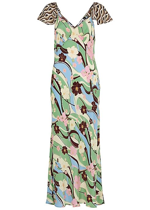 Effie printed silk midi dress | Harvey Nichols (Global)
