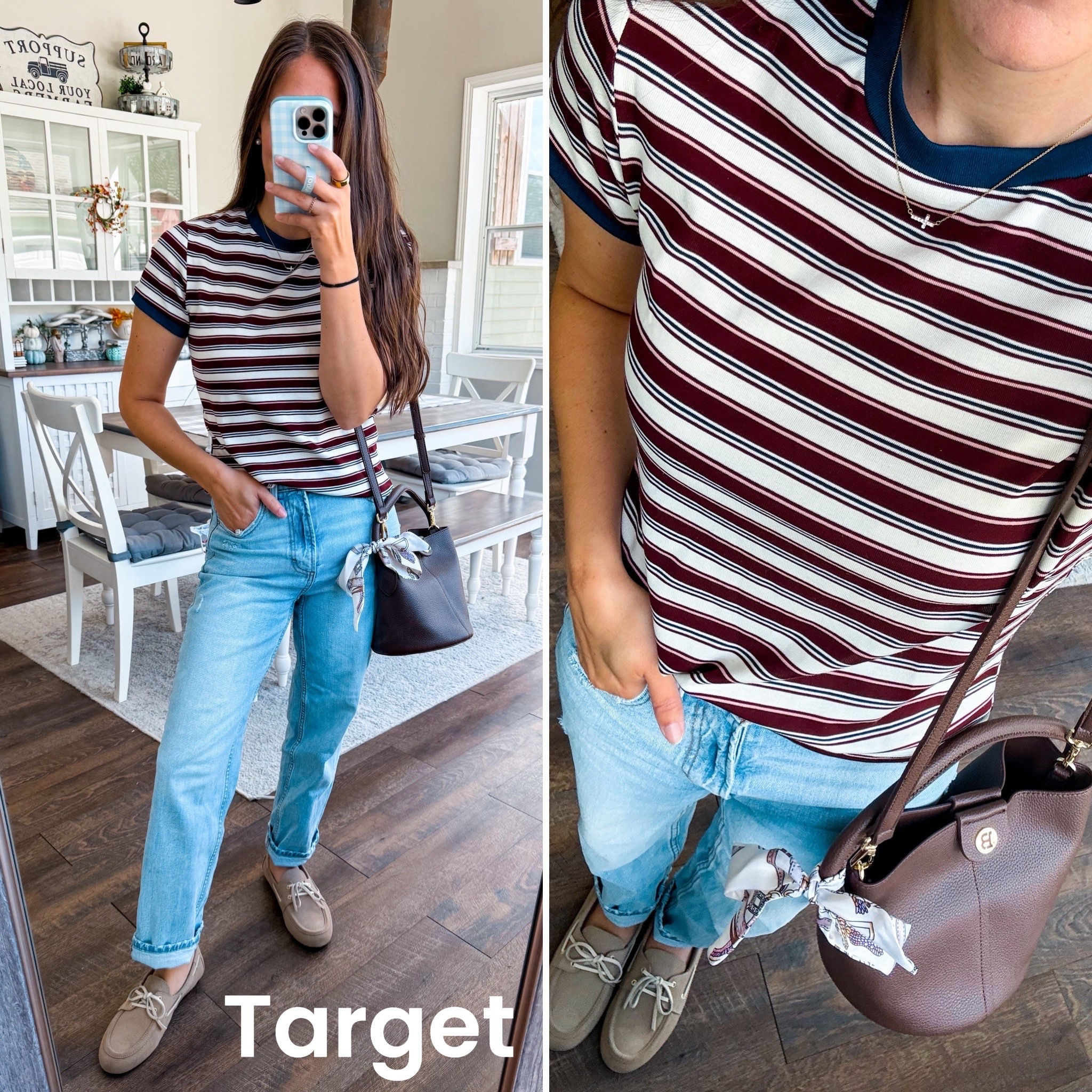@Target stretchy tee! Wearing small. Denim tts shoes tts

#LTKmomlife #LTKootd #LTKgrwm