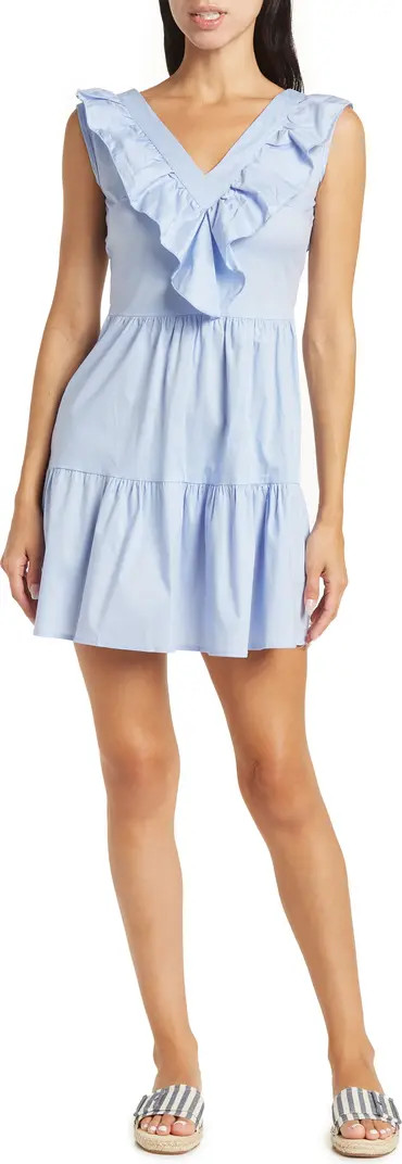 CENY V-Neck Sleeveless Ruffle Sundress | Nordstromrack | Nordstrom Rack