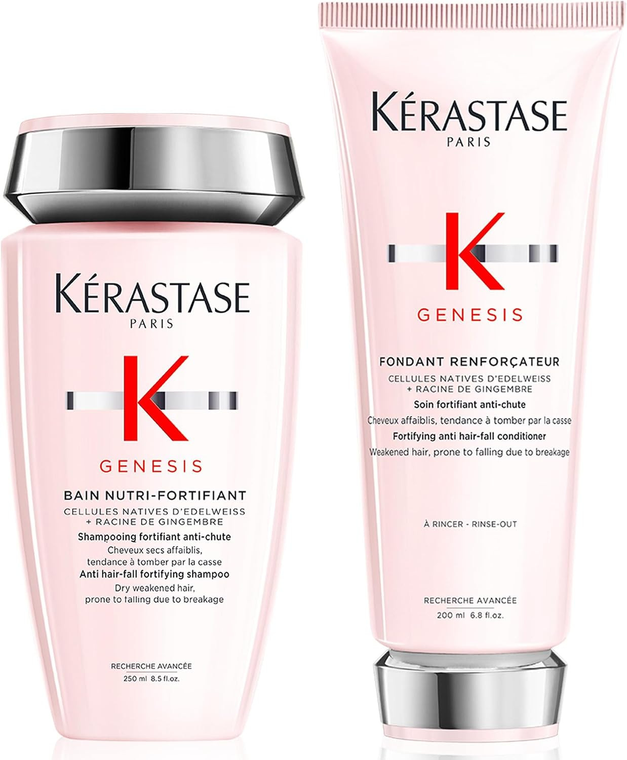 Kérastase Genesis Bain Nutri-Fortifiant 250ml and Genesis Fondant Renforcateur 200ml Duo | Amazon (UK)