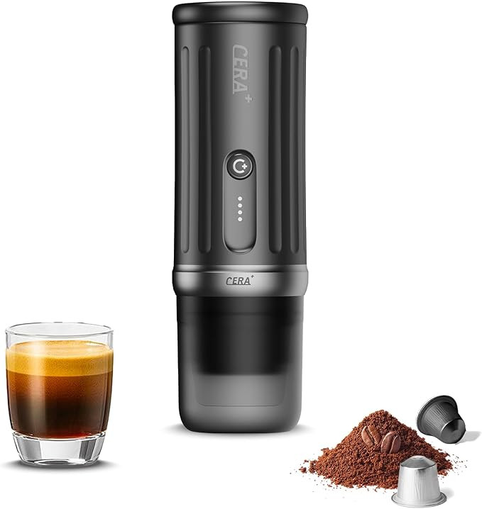 CERA+ Self-Heating Portable Espresso Machine,Up to 8 Cups per Charge & 20 Bar, 13500mAh, CERApres... | Amazon (US)