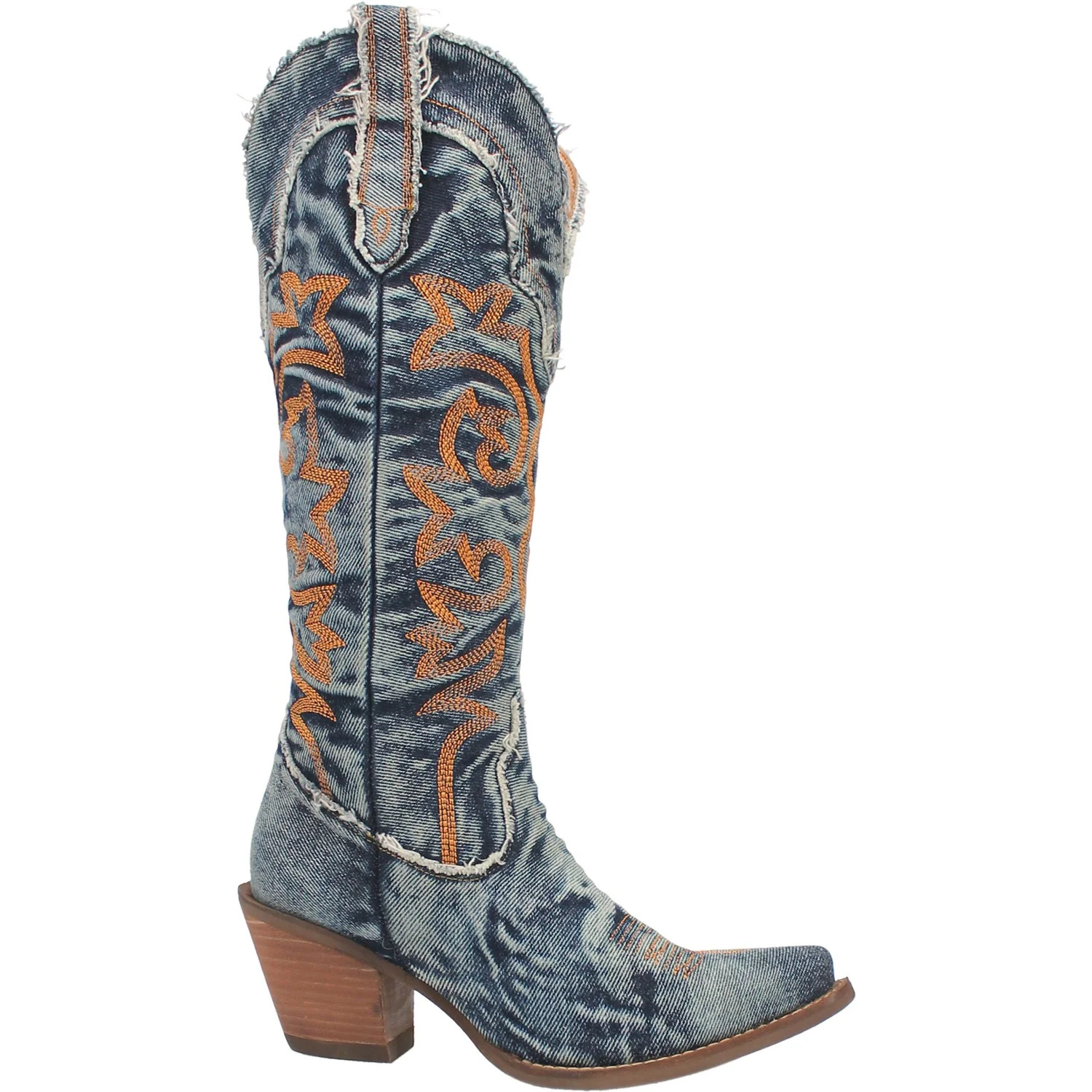 TEXAS TORNADO DENIM BOOT | Dingo1969