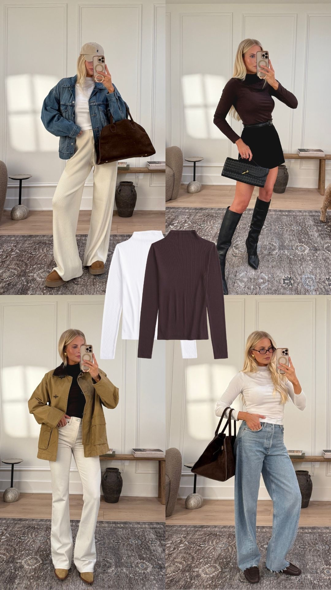 Code AFKATHLEEN for 20% off my collection with Abercrombie! Wearing a size small tee from my Abercrombie collection! Other sizing below: 

• Top Left: size small in top (white), small tall pants (from my collection), size medium jean jacket, shoes tts

• Top Right: size small top (rich brown), small shorts, linking similar boots and belts

• Bottom Left: size small in top (white),  26 long jeans (dark), size medium jacket, boots tts (linking similar)

• Bottom Right: size small in top (rich brown), 26 jeans (void), shoes tts

[ Heaven Mayhem code KATHLEEN15 ]

#kathleenpost Abercrombie fall collection, Abercrombie new arrivals, chic fall fashion, fall outfit inspo

#LTKSeasonal #LTKStyleTip