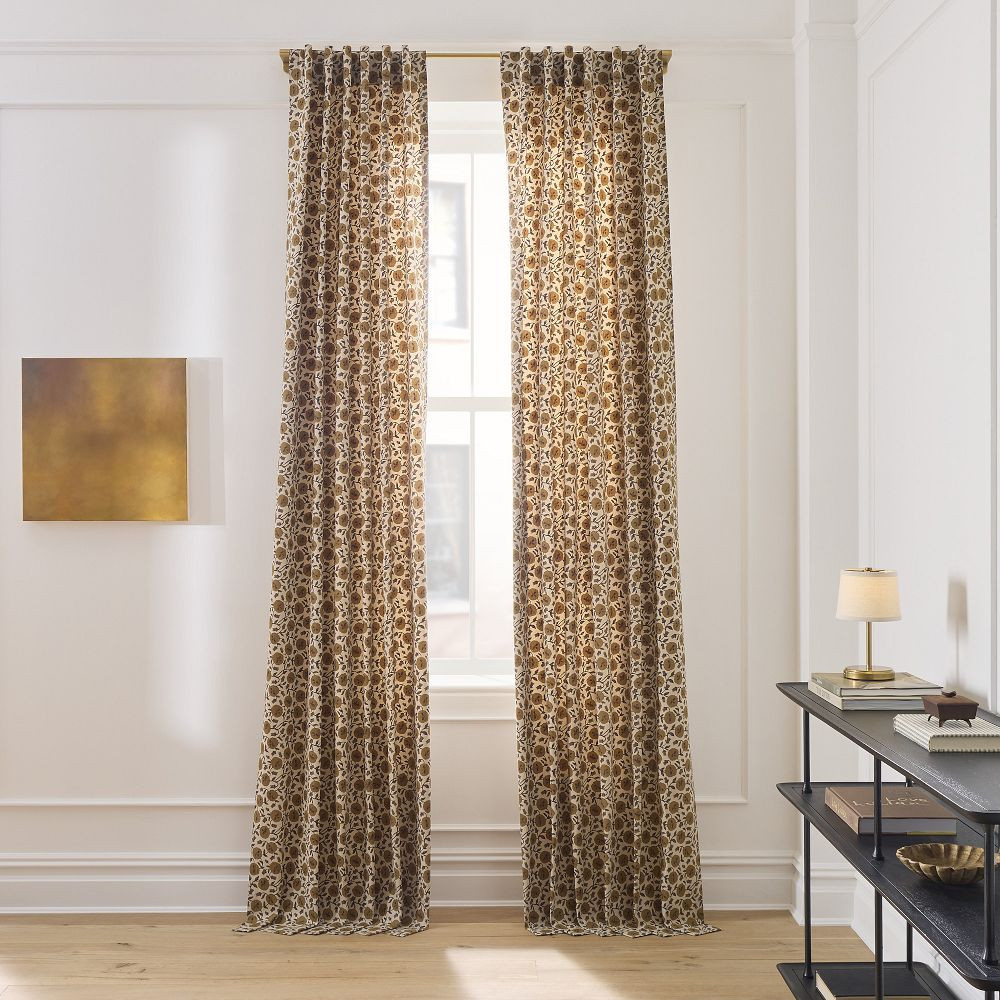 Laney Floral Curtain | West Elm (US)