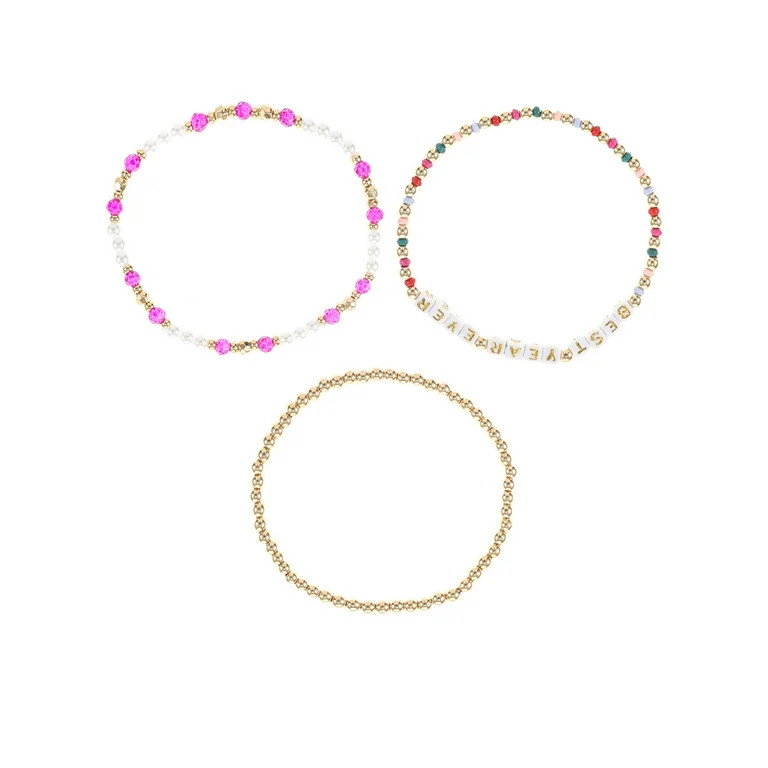 Packed Party Best Year Beaded Holiday Bracelet Set | Walmart (US)