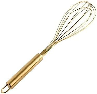 Angel’s Peel Lounge Hand Mixer Stainless Steel Egg Whisk Gold Color- Ecofriendly Manual Egg Beater,  | Amazon (US)