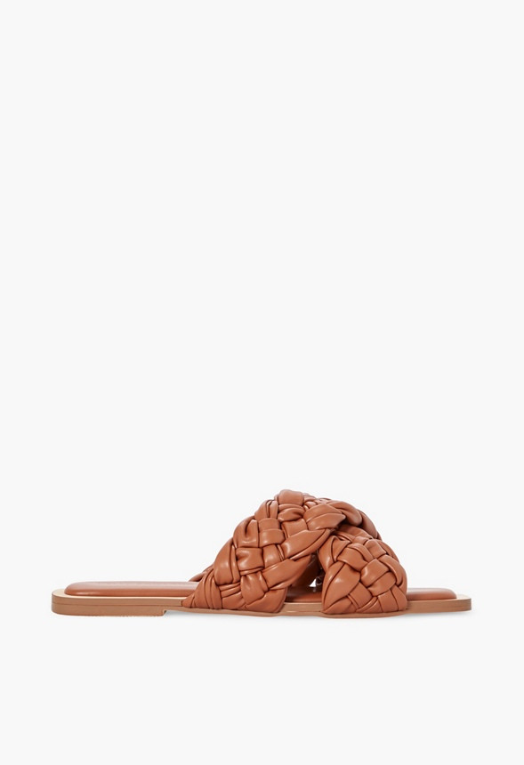 Athena Flat Sandal | JustFab