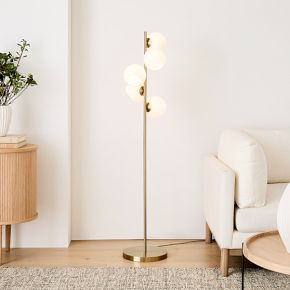 Staggered Glass 5-Light Floor Lamp (60") | West Elm (US)