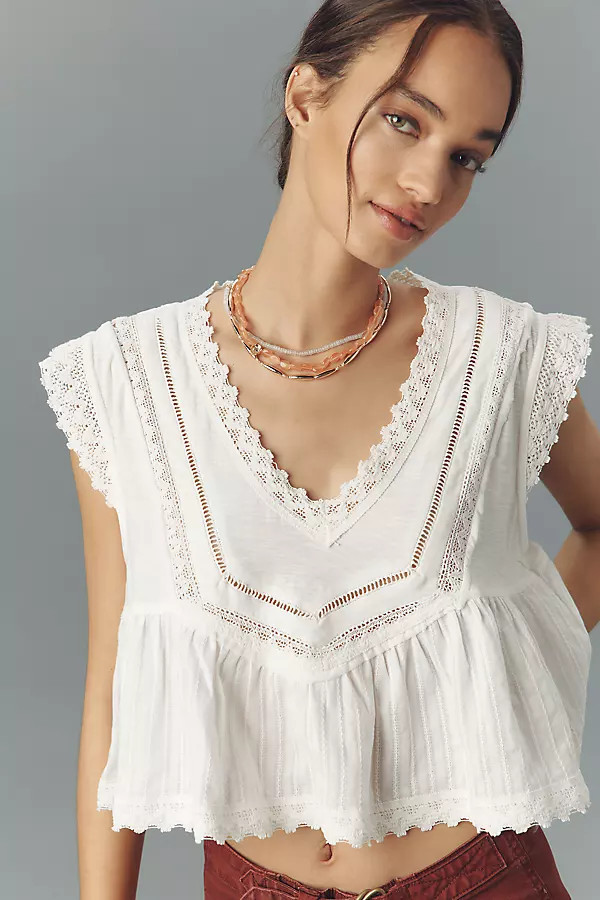 Trapeze Popover Top | Anthropologie (US)