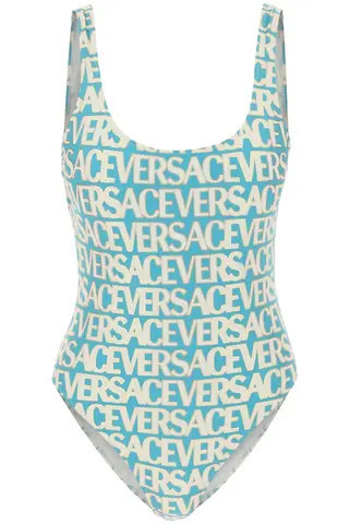 Versace versace allover one-piece swimwear | Residenza725 US