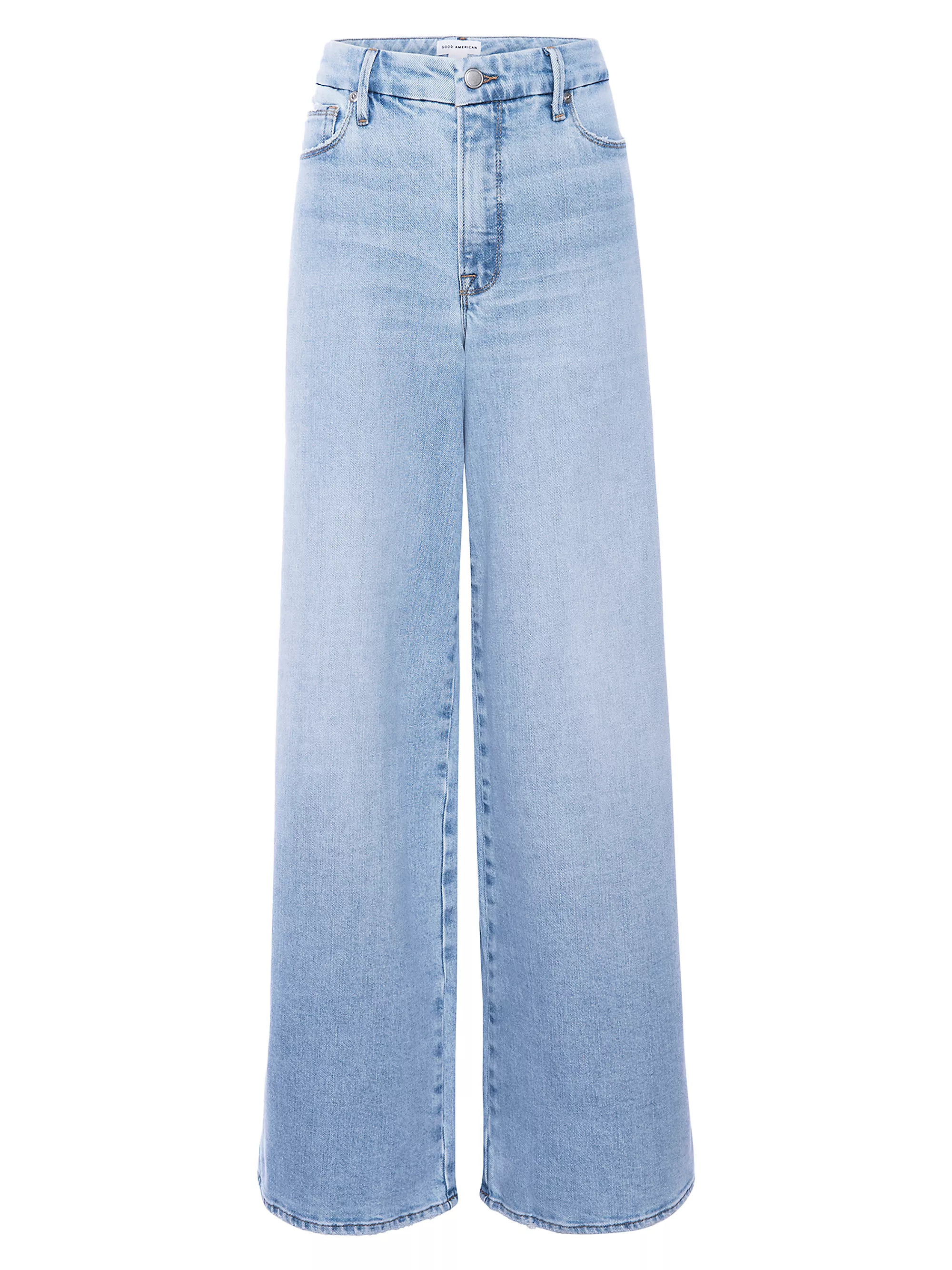 Good AmericanGood Skate Mid-Rise Straight Jeans | Saks Fifth Avenue
