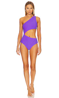 BEACH RIOT Celine One Piece in Ultra Violet from Revolve.com | Revolve Clothing (Global)