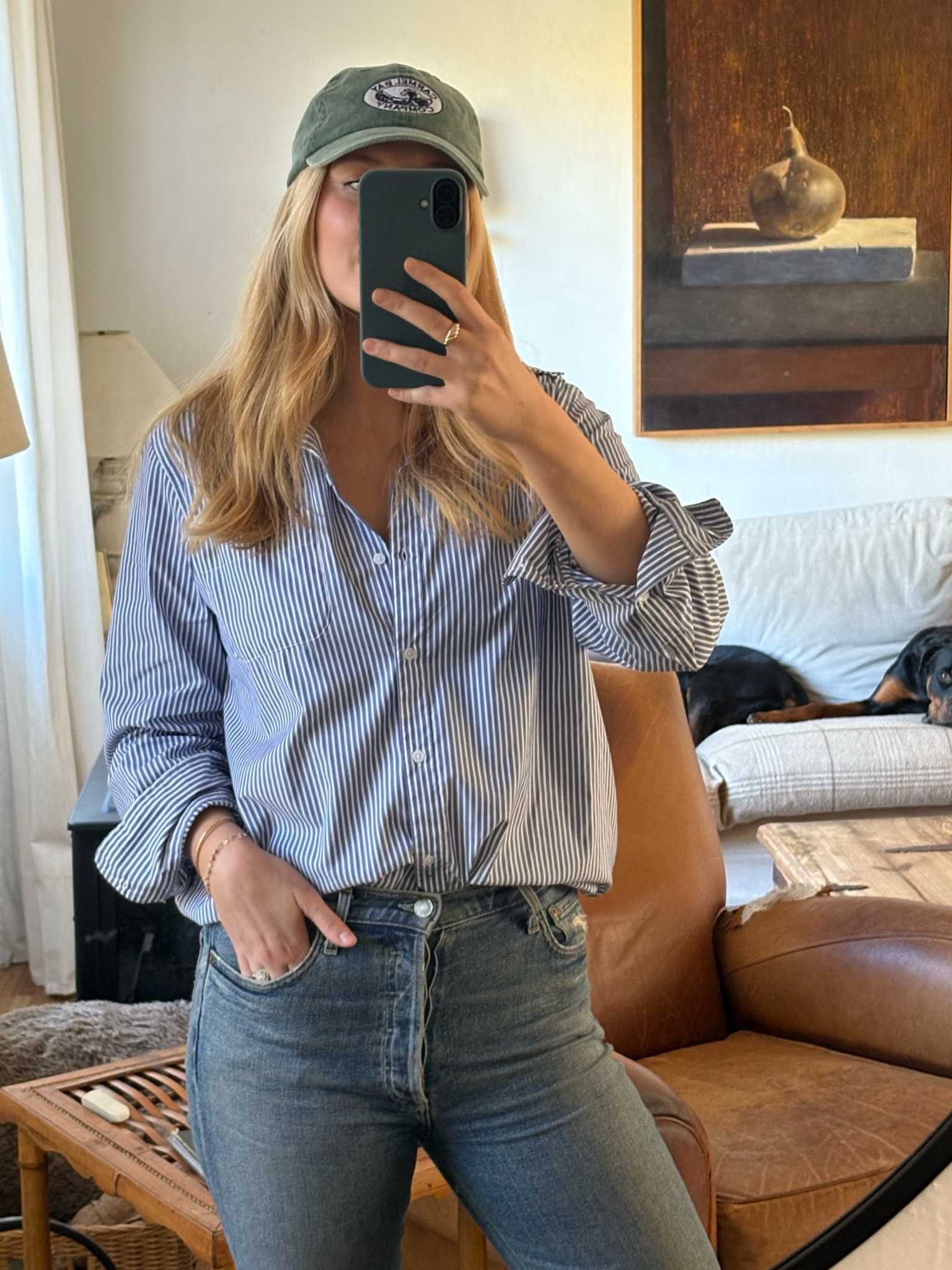 My wardrobe will always have a blue & white striped button down shirt. A favorite staple. Mine is currently under $20!

#LTKStyleTip #LTKFindsUnder50