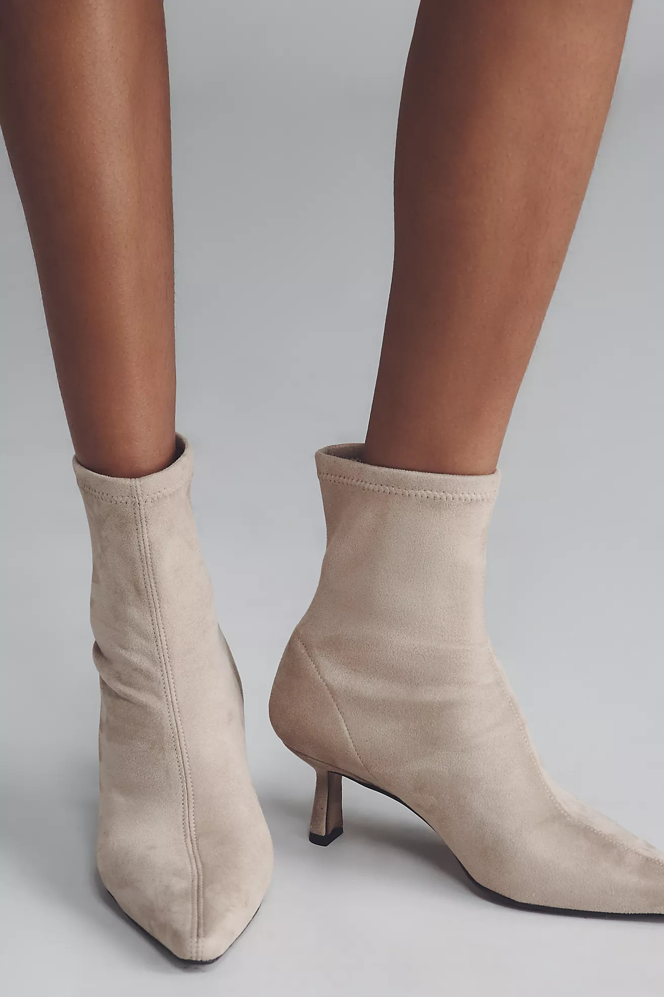 Angel Alarcon Pointed-Toe Kitten-Heel Boots | Anthropologie (US)