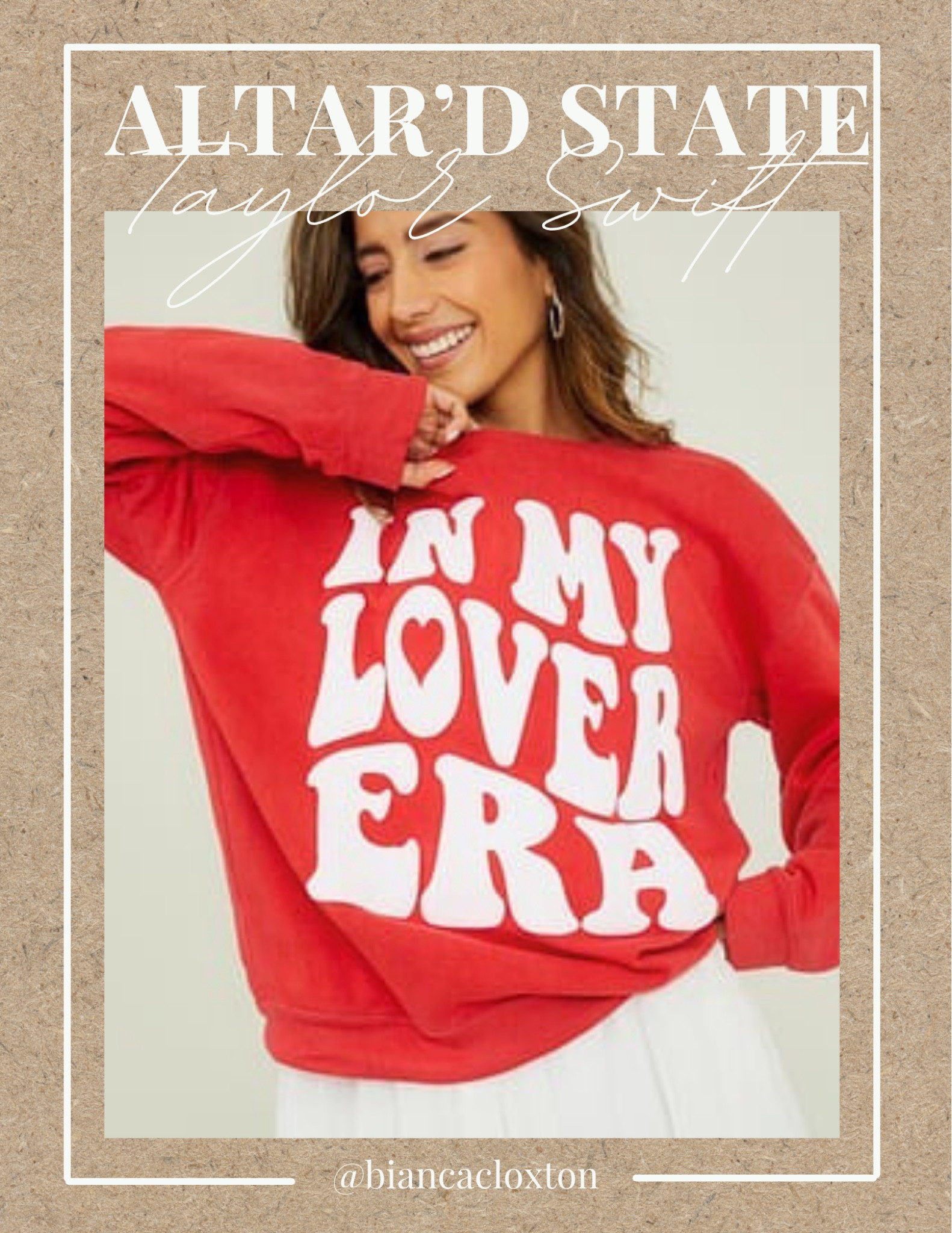 In My Lover Era ❤️ || Altar’d State 

Taylor Swift, Swiftie, Era, The Eras Tour, Lover, Valentines, Valentines Day, red, love, Altar’d State



#LTKmidsize #LTKstyletip 

#LTKSeasonal