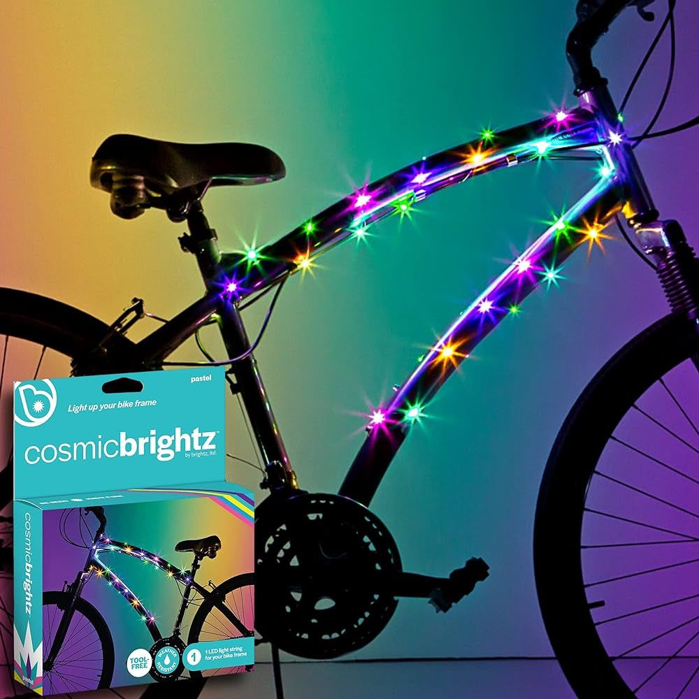 Brightz CosmicBrightz LED Bike Frame Rope Light - 6.5-Foot String Rope - Battery-Powered with On/... | Amazon (US)