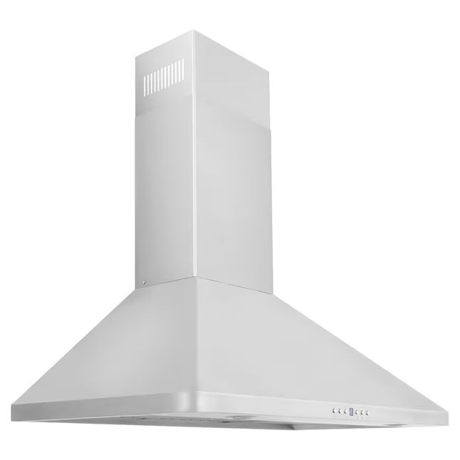 ZLINE KITCHEN & BATH Wall Mount Range Hood 36-in 400-CFM Convertible Stainless Steel Wall-Mounted... | Lowe's