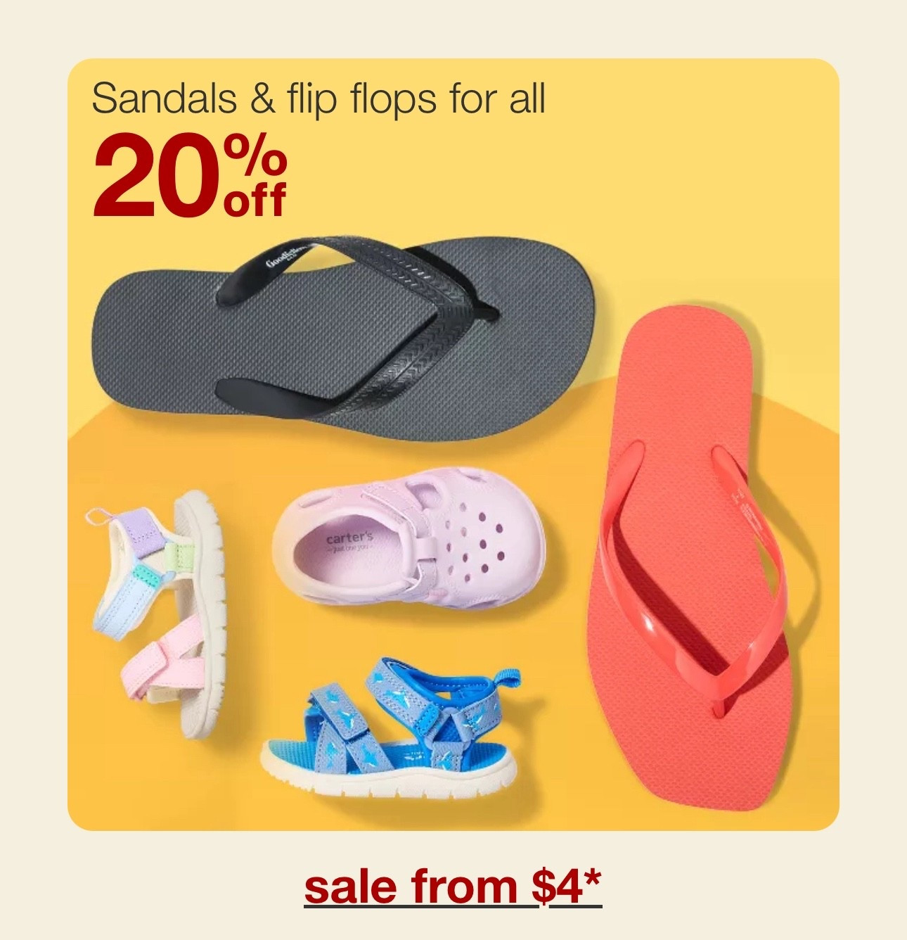 Target is having 20% off all sandals and flip flops right now! 

#LTKSeasonal #LTKSummerEdit #LTKSaleAlert