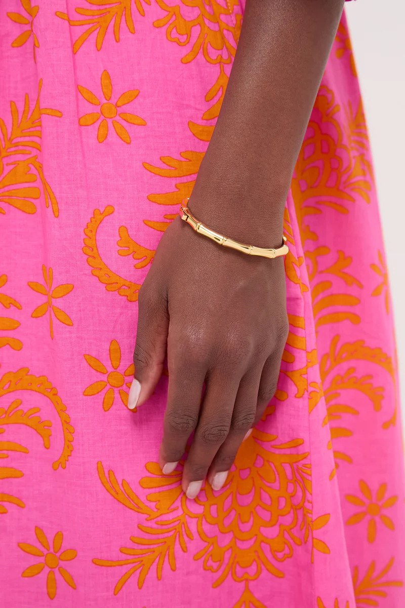 Gold Bamboo Nellie Bracelet | Tuckernuck (US)