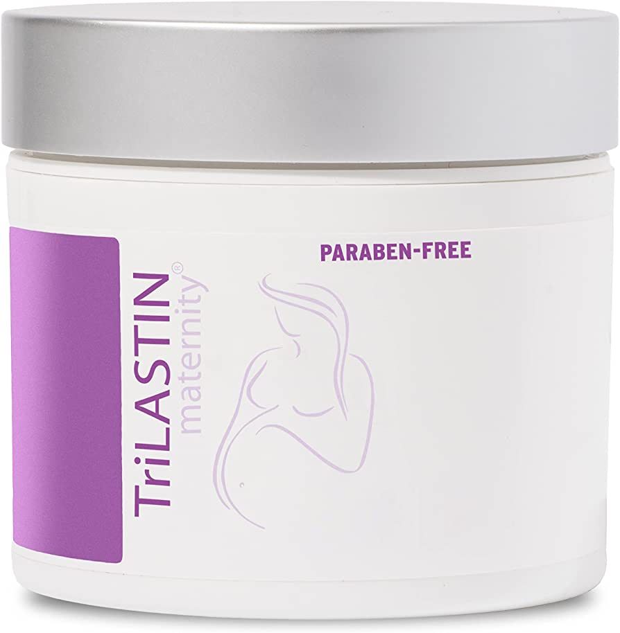 TriLASTIN Maternity Stretch Mark Cream (4oz) | Hypoallergenic & Paraben-Free | Stretch Marks Crea... | Amazon (US)