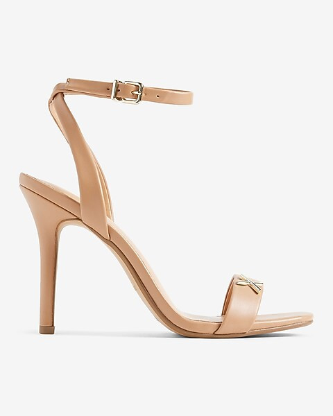 Square Toe High Heeled Sandals | Express