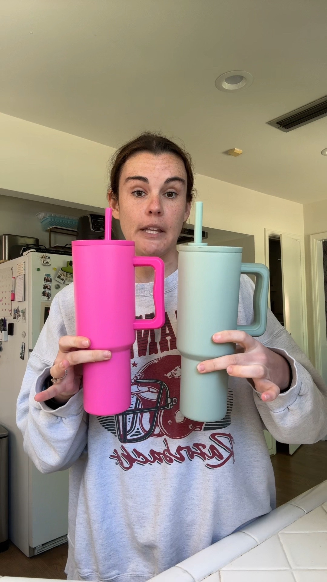 Comparing the simple modern trek and the trek signature. As far as tumblers go, I love the signature.

#LTKVideo #LTKActive #LTKFindsUnder50