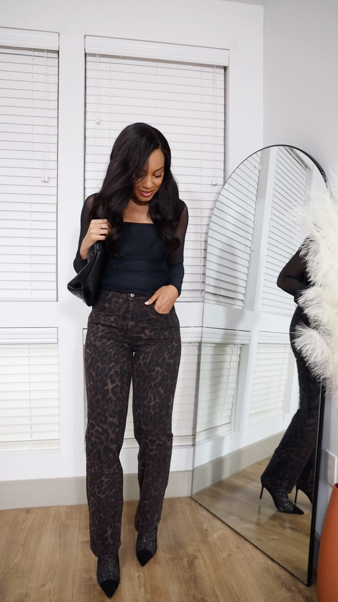 Fall outfit idea with Abercrombie high rise 90s jeans 😍 love this leopard print so much + it’s an actual denim finish, not brushed. Wearing size 26 long and XS in Ava mesh rhinestone top and 10 in Veronica beard ankle boots 🤎🖤

Abercrombie, relaxed jeans, fall outfit, mesh top, casual outfit, Veronica beard, casual date, elevated basics, fall denim

#LTKFindsUnder100 #LTKSaleAlert #LTKFallSale