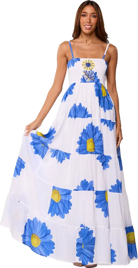 RANEES Floral Print Spaghetti Strap Maxi Dress | Nordstromrack | Nordstrom Rack