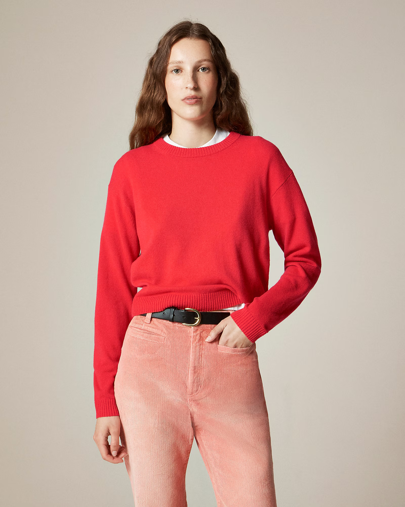 Perfect cashmere crewneck sweater | J. Crew US
