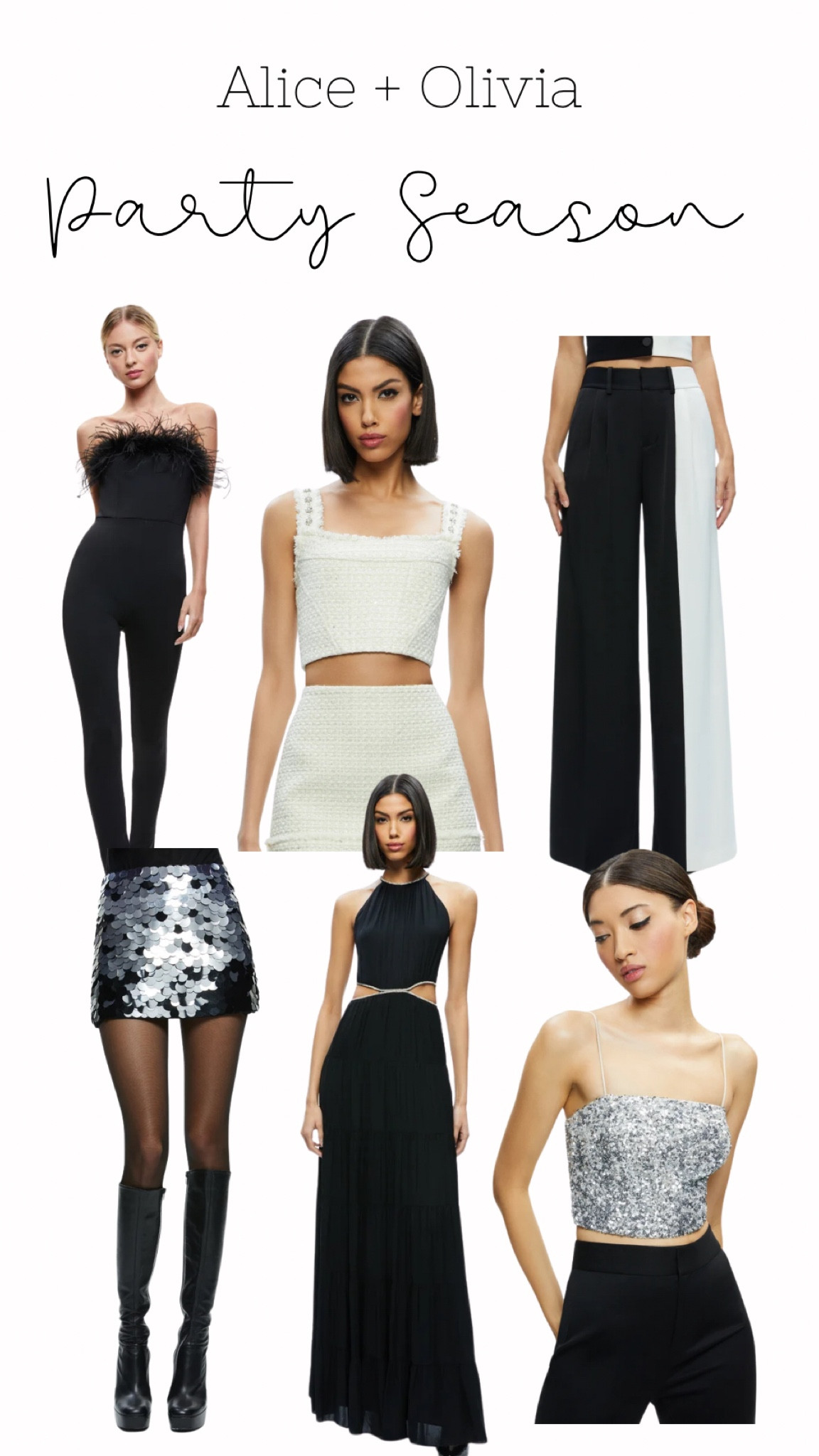 Party season looks from Alice and Olivia 🖤

#LTKHoliday #LTKparties #LTKSeasonal