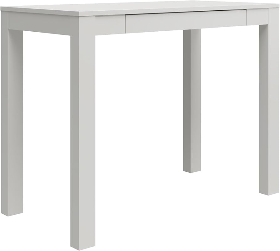 Ameriwood Home Desk Parsons, White | Amazon (US)