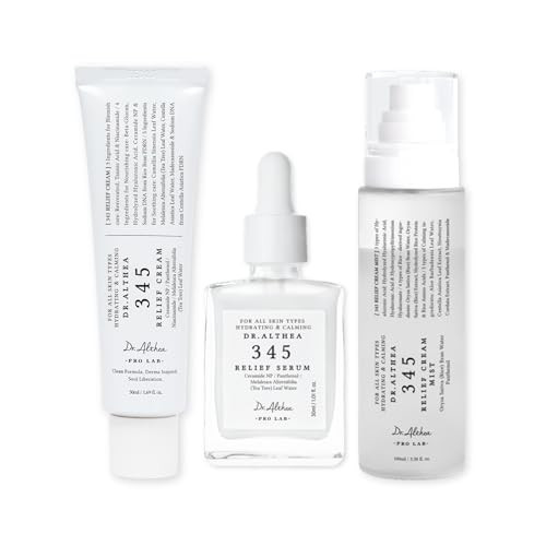 Dr.Althea 345 Relief Trio | Daily 3-Step Soothing & Blemish Care | Korean Vegan Skincare for All Skin Types | Amazon (US)