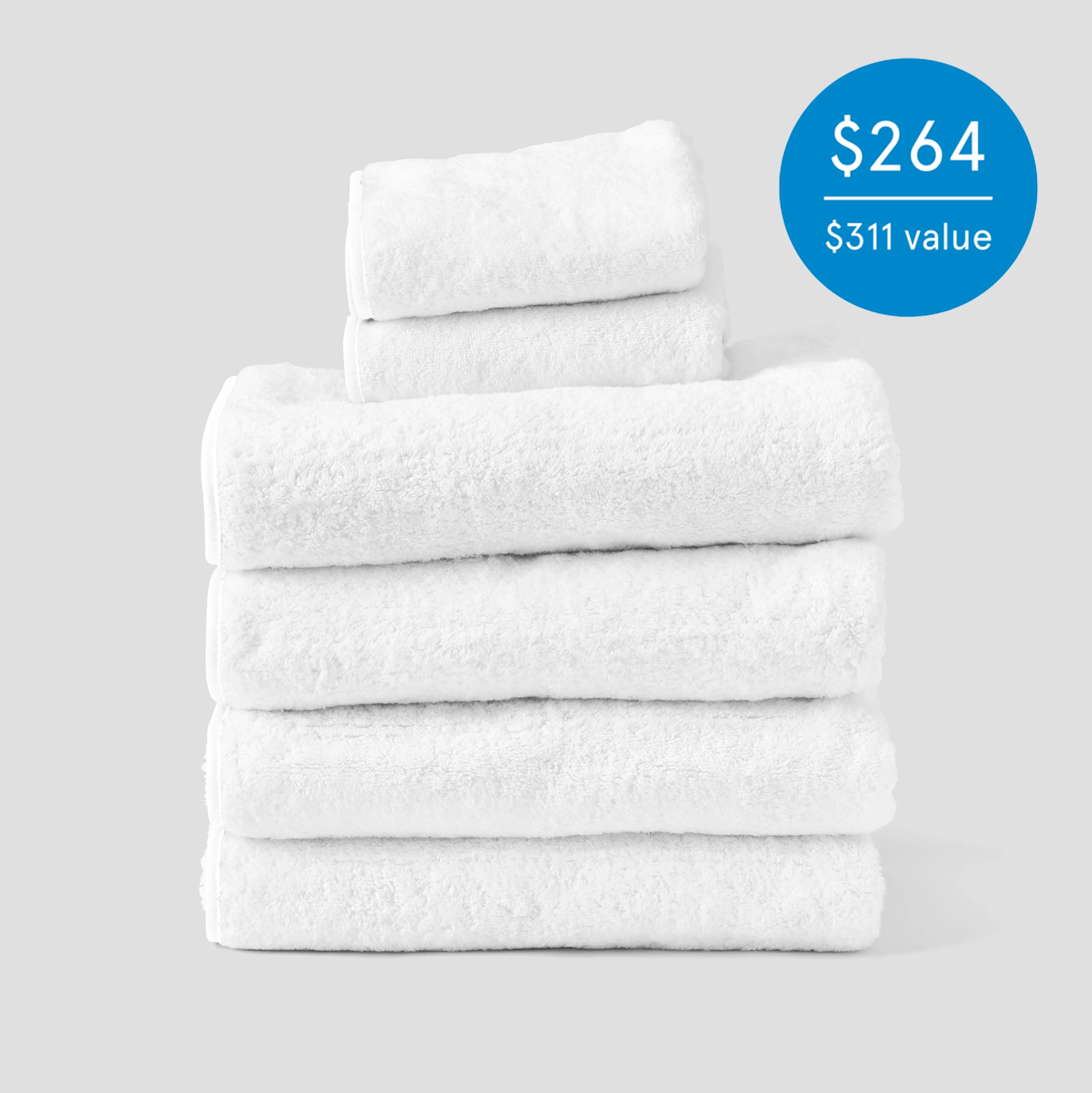 Piped Edge Starter Pack (6 pieces) | Weezie Towels