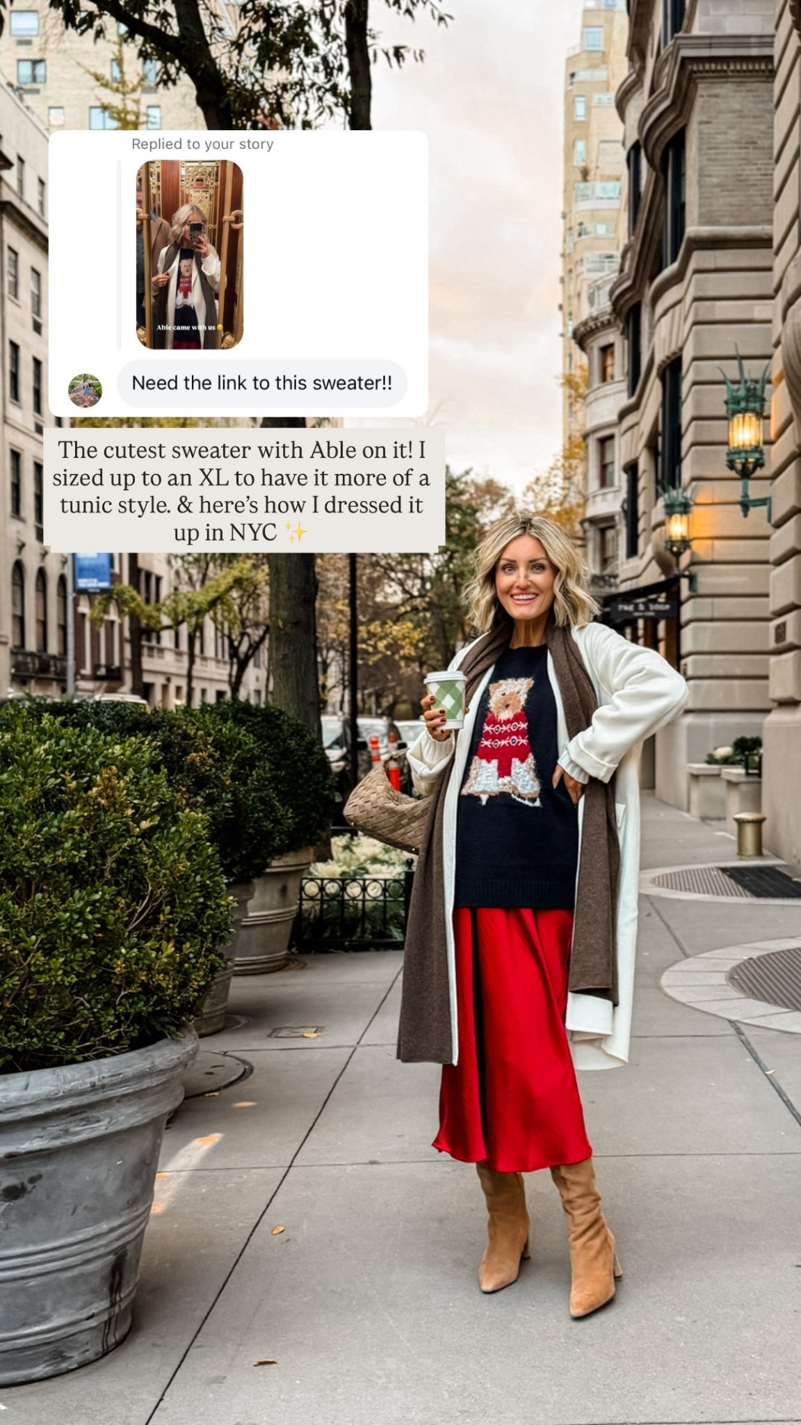 How cute is this sweater?! If you’re a dog lover or know someone who is, this is for you! I can’t believe it’s a Target find! Wearing XL for a more oversized fit. 

Loverly Grey, Target find, Target fashion, dog sweater, gift ideas, gift guide, affordable finds, fall fashion, NYC outfit ideas, fall outfit ideas 

#LTKGiftGuide #LTKFindsUnder50 #LTKStyleTip