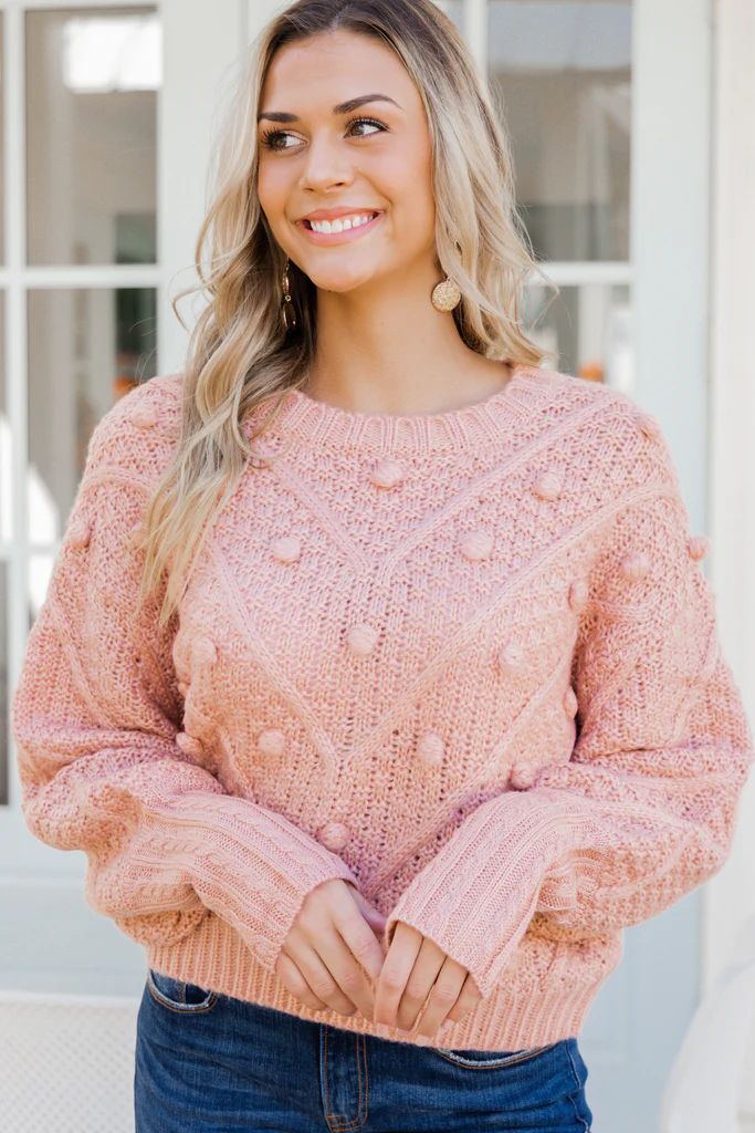 Known For This Blush Pink Pompom Sweater | The Mint Julep Boutique