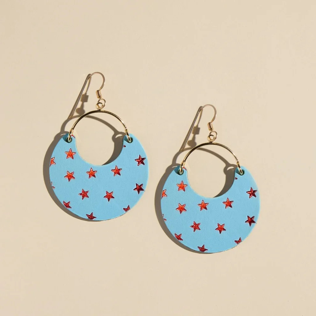 Lagoon Star Ninas | Nickel and Suede