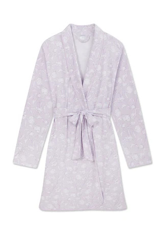 Pima Robe in Wildflower Vine Floral | Lake Pajamas