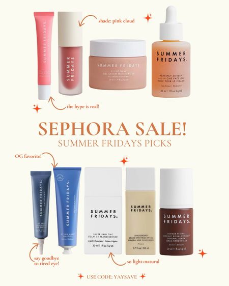 my fav Summer Fridays products are on sale now at Sephora! ☀️🧴🐚 code: YAYSAVE

#LTKxSephora #LTKsalealert #LTKbeauty