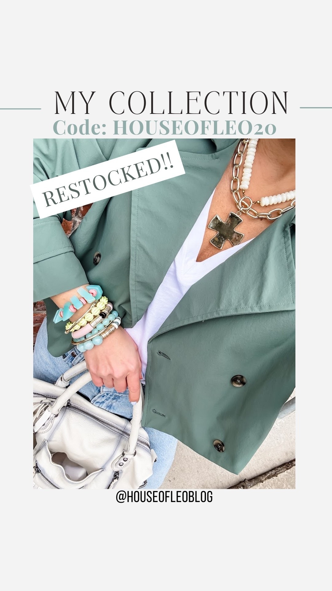 Code: HOUSEOFLEO20. My spring jewelry collection has been restocked! Beaded bracelets, bracelet stack, cross necklace, summer bracelets, summer jewelry

#LTKMothersDay #LTKOver40 #LTKSaleAlert