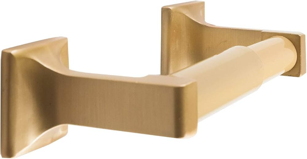 SENTO Gold Toilet Paper Holder Wall Mount, Double Post Tissue Toilet Paper Holder, Easy Installat... | Amazon (US)