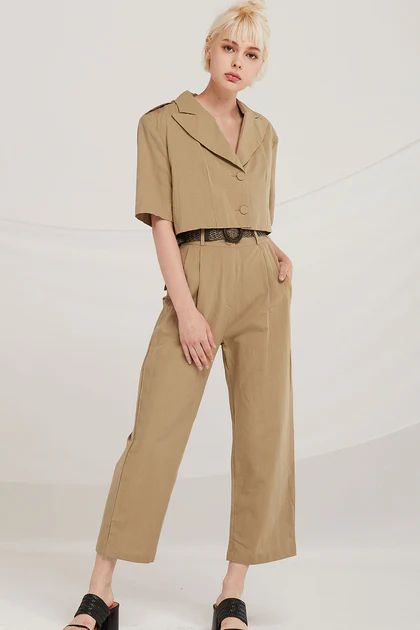 Dain Crop Jacket and Matching Pants Set | Storets (Global)