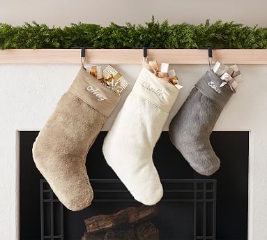 Alpaca Faux Fur Stocking | Pottery Barn (US)