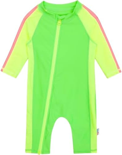 SwimZip Boys' Long-Sleeve UPF 50+ Swimsuit for Baby, Toddler, & Little Boys | Amazon (US)
