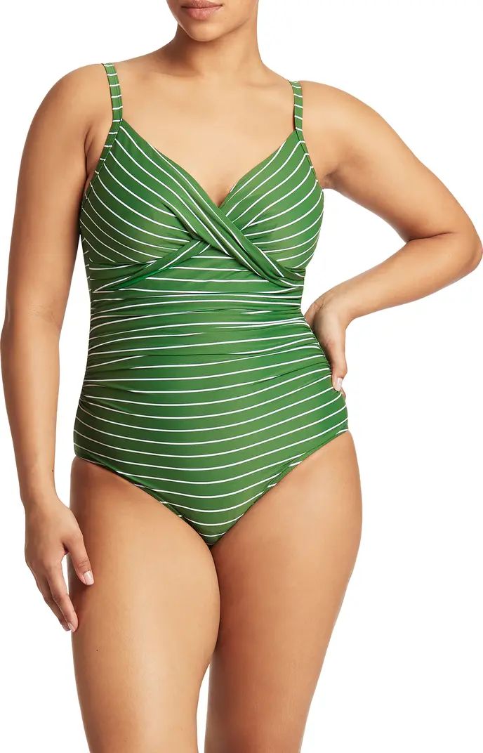 Twist Front DD- & E-Cup Multifit One-Piece Swimsuit | Nordstrom Rack