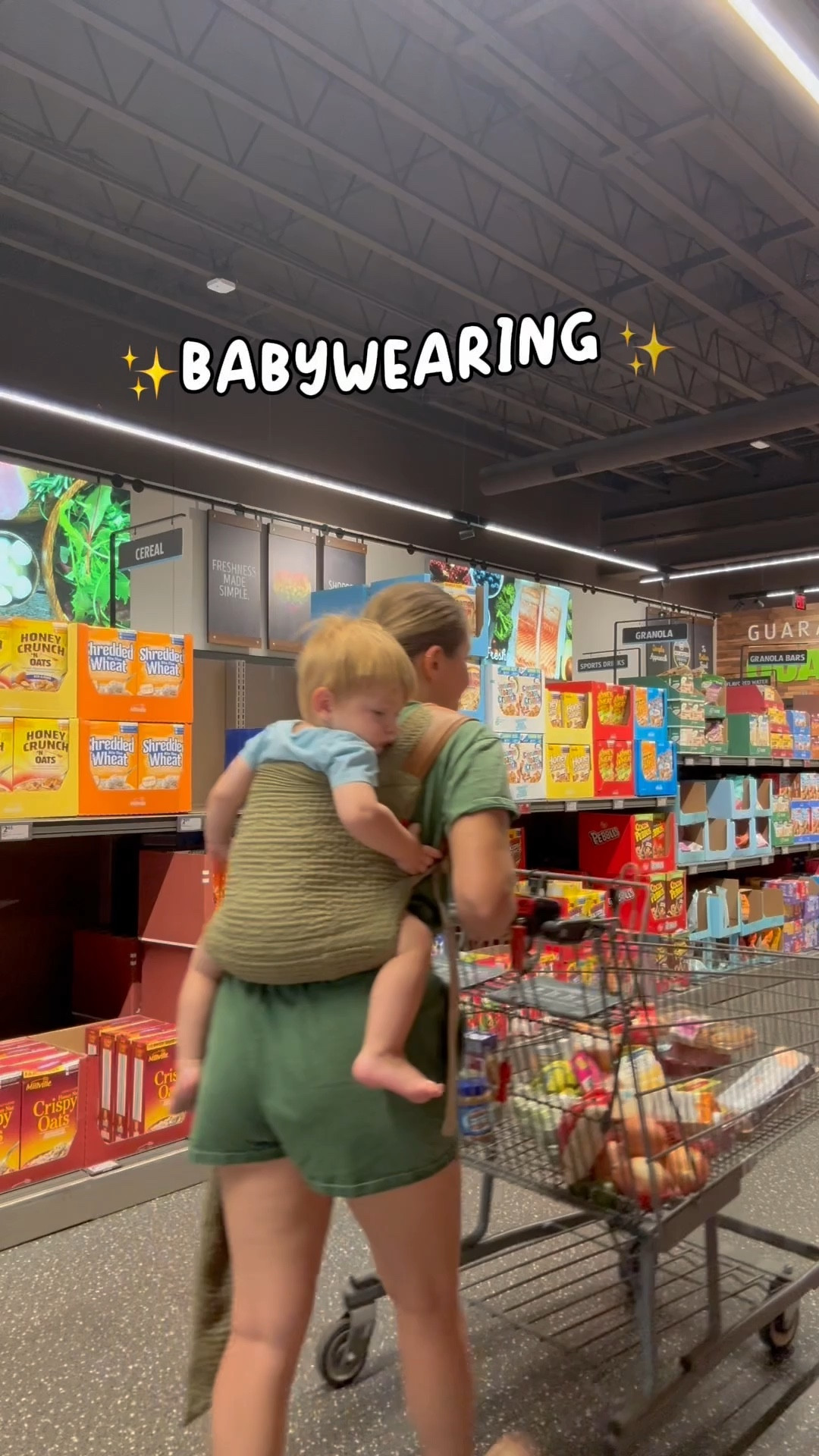 plus you don’t have to worry about leaving your kids in the car while you take the cart back! I remember this age being so hard with G in the grocery stores and he never wanted to sit still in the cart. This would have been a game changer! 

#LTKFamily #LTKBaby #LTKKids