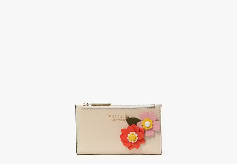 Petal Small Slim Bifold Wallet | Kate Spade (US)